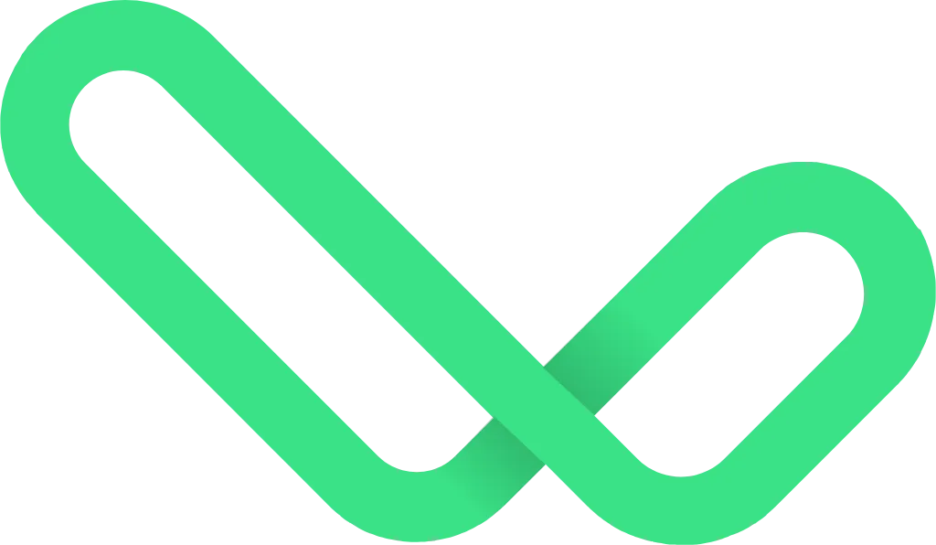 Loopshoren logo joka on saanut inspiraationsa sekä sydämmesta että keuhkoista.
